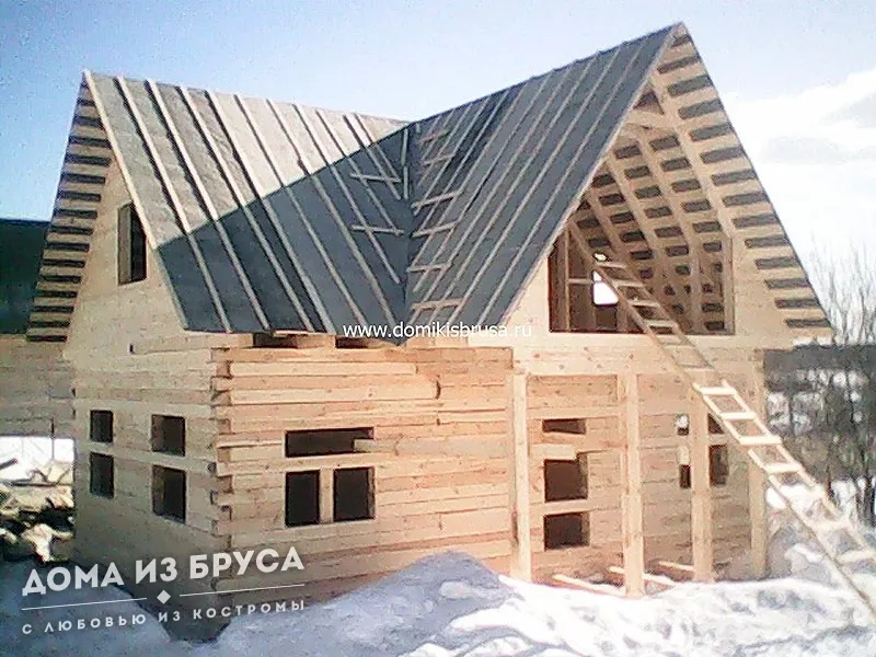 Дом с мансардой