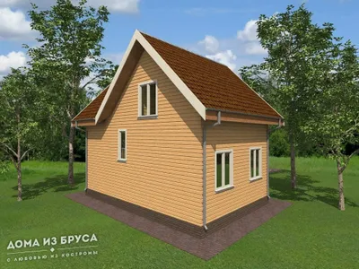 Проект дома из бруса ДБ-74 9х8 — фото 3