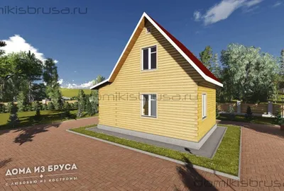 Проект дома из бруса ДБ-25 6х8 — фото 4