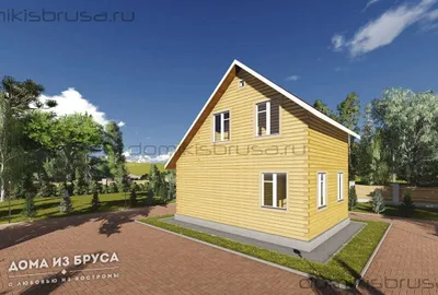 Проект дома из бруса ДБ-51 6х8 — фото 4