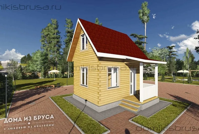 Проект «Проект дома из бруса ДБ-22 6х5»