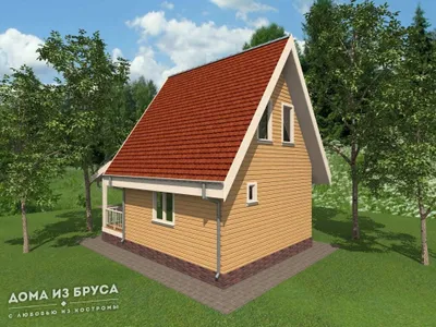 Проект дома из бруса ДБ-81 6х8 — фото 3