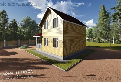Проект дома из бруса ДБ-80 8х8 — фото 4