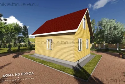 Проект дома из бруса ДБ-14 6х8 — фото 4