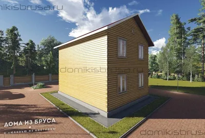 Проект дома из бруса ДБ-19 9х9 — фото 3