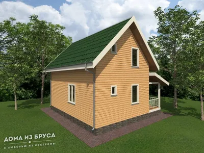 Проект дома из бруса ДБ-70 9х8 — фото 3