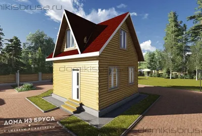 Проект дома из бруса ДБ-15 6х8 — фото 1