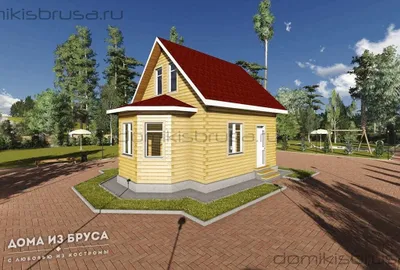 Проект дома из бруса ДБ-27 6х8 — фото 3