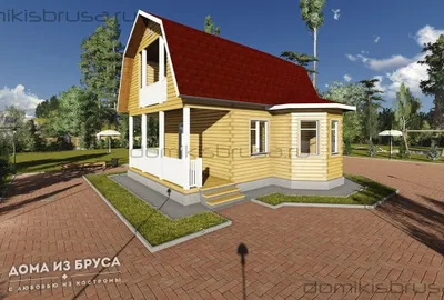 Проект дома из бруса ДБ-32 6х8 — фото 4