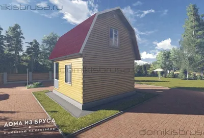 Проект дома из бруса ДБ-37 6х6 — фото 4