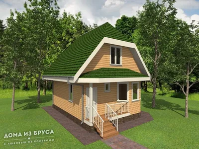Проект дома из бруса ДБ-79 7х8 — фото 2