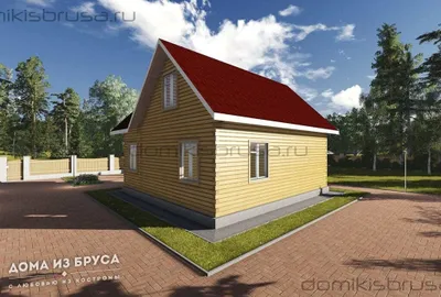 Проект дома из бруса ДБ-31 9х9 — фото 3