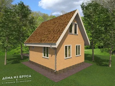 Проект дома из бруса ДБ-69 6х9 — фото 3
