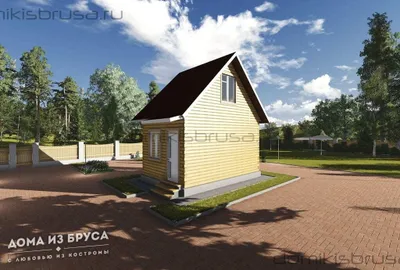 Проект дома из бруса ДБ-46 6х4 — фото 3