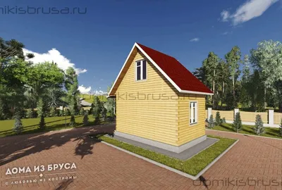 Проект дома из бруса ДБ-46 6х4 — фото 4