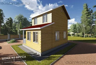 Проект дома из бруса ДБ-10 6х8 — фото 3