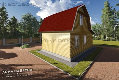Проект дома из бруса ДБ-17 6х9 — фото 3