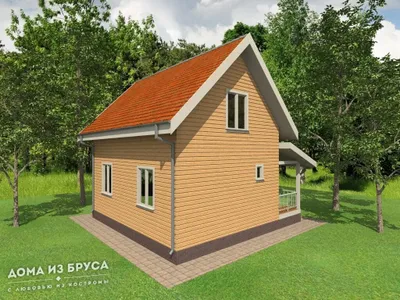 Проект дома из бруса ДБ-64 6х8 — фото 3