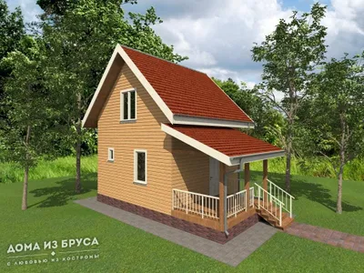 Проект дома из бруса ДБ-65 6х6 — фото 2