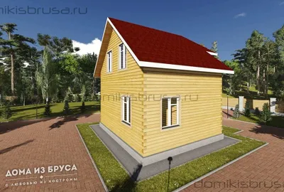 Проект дома из бруса ДБ-28 7х8 — фото 3