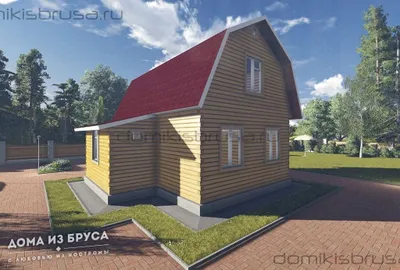 Проект дома из бруса ДБ-13 6х8 — фото 3