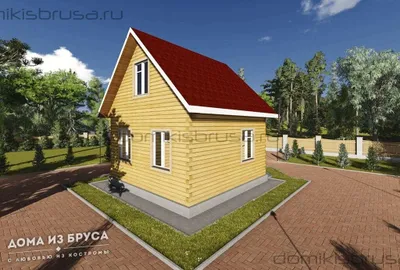 Проект дома из бруса ДБ-27 6х8 — фото 4