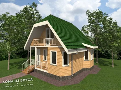 Проект «Дом из бруса 3 8х8» — фото 4