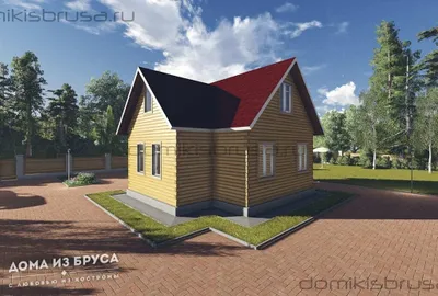 Проект дома из бруса ДБ-50 8х8 — фото 3