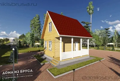 Проект дома из бруса ДБ-05 6х6 — фото 2