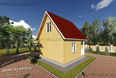 Проект дома из бруса ДБ-45 6х6 — фото 3