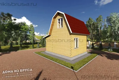 Проект дома из бруса ДБ-16 6х5 — фото 4