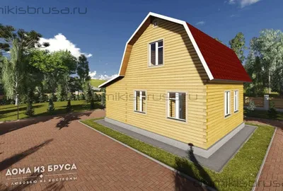 Проект дома из бруса ДБ-35 9х7 — фото 2