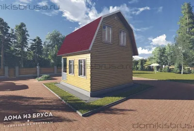 Проект дома из бруса ДБ-26 6х6 — фото 2
