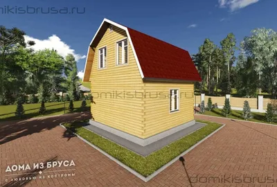 Проект дома из бруса ДБ-26 6х6 — фото 3