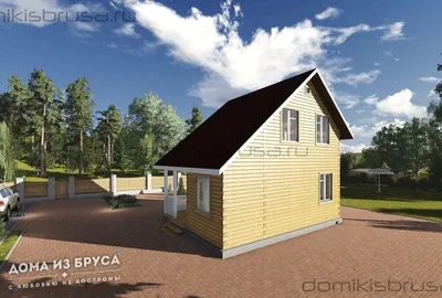 Проект дома из бруса ДБ-53 6х8 — фото 4