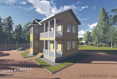 Проект дома из бруса ДБ-52 9х7 — фото 4