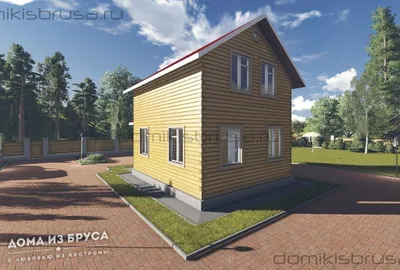 Проект дома из бруса ДБ-34 6х9 — фото 3