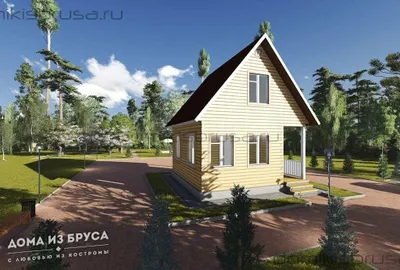 Проект дома из бруса ДБ-05 6х6 — фото 1