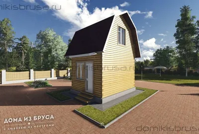 Проект дома из бруса ДБ-20 5х4 — фото 1