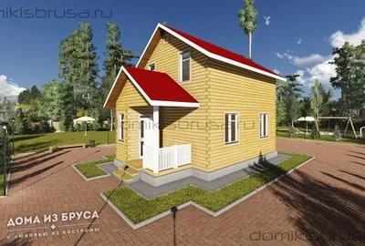 Проект дома из бруса ДБ-34 6х9 — фото 4