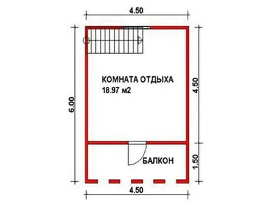 Проект бани из бруса Б-3 — фото 3