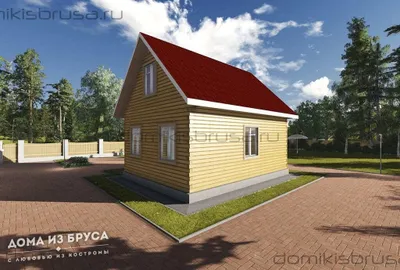 Проект дома из бруса ДБ-14 6х8 — фото 3
